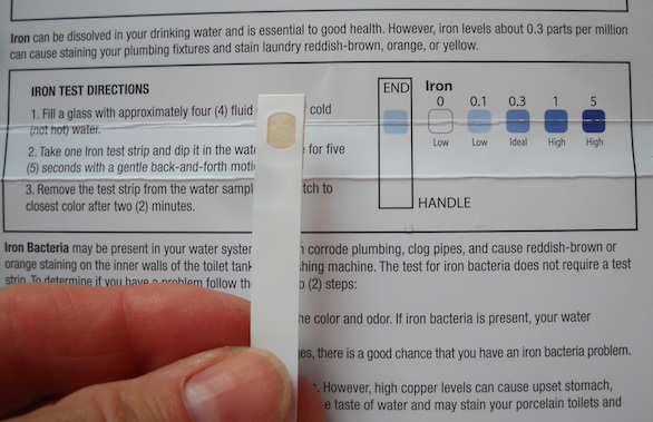 Water test in September 2015.